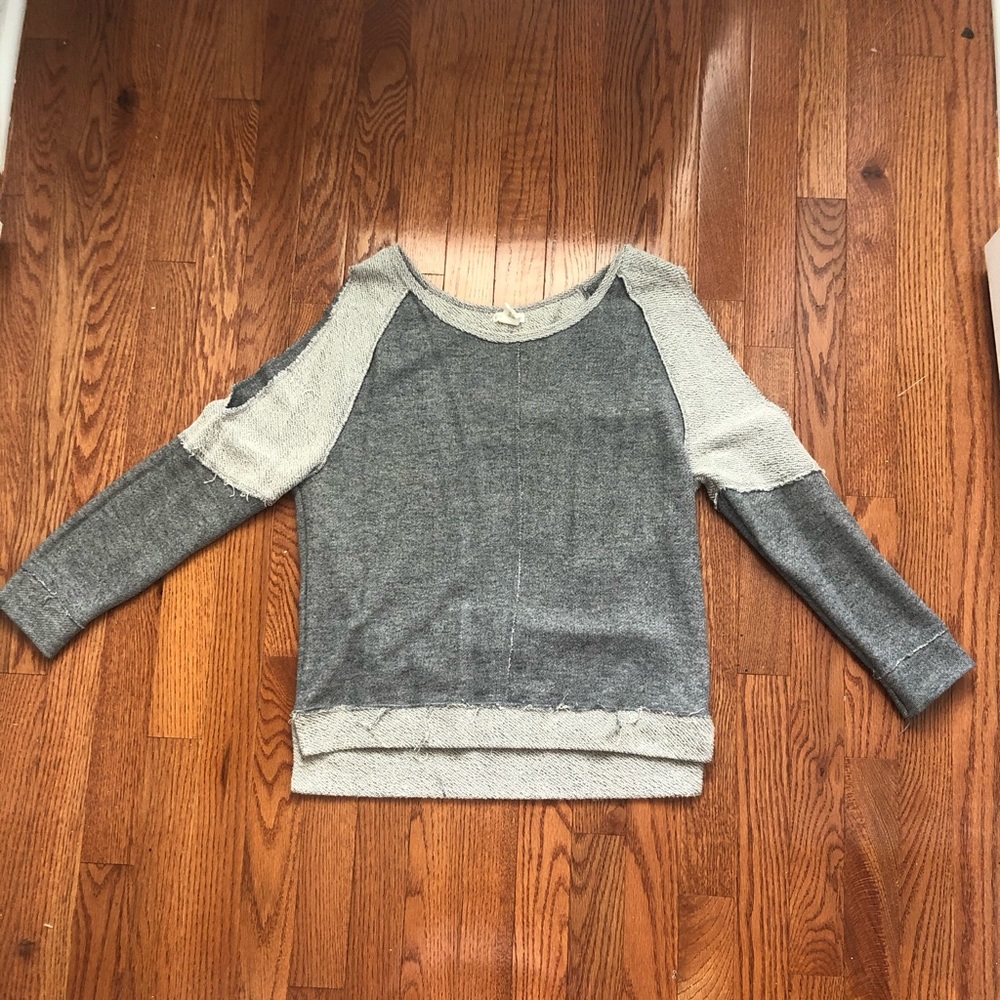 Gray sweater